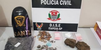 Itapeva: Jovem é preso em ação da polícia após apreensão de drogas