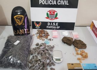 Itapeva: Jovem é preso em ação da polícia após apreensão de drogas