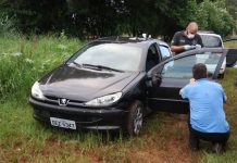 Bauru: Polícia Carro usado em crime é localizado