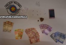 Avaré: Flagrante de tráfico de drogas