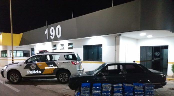 TOR prende homem com quase 190 kg de maconha em carro na SP-300