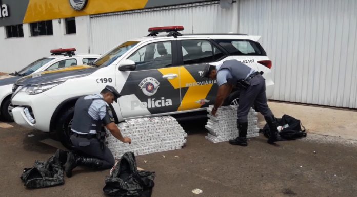 Jaú: Polícia Rodoviária apreende cigarros contrabandeados