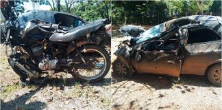 Itaí: Acidente com carro e moto na rodovia Raposo Tavares deixa três mortos