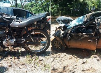 Itaí: Acidente com carro e moto na rodovia Raposo Tavares deixa três mortos