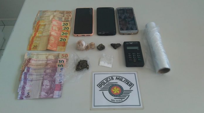 Piraju: Flagrante de tráfico de drogas
