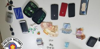 Avaré: Tráfico de drogas/ associação para o tráfico/ porte de droga