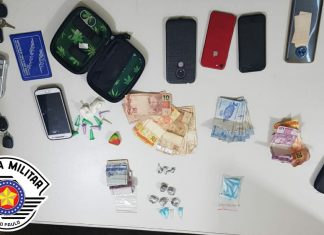 Avaré: Tráfico de drogas/ associação para o tráfico/ porte de droga