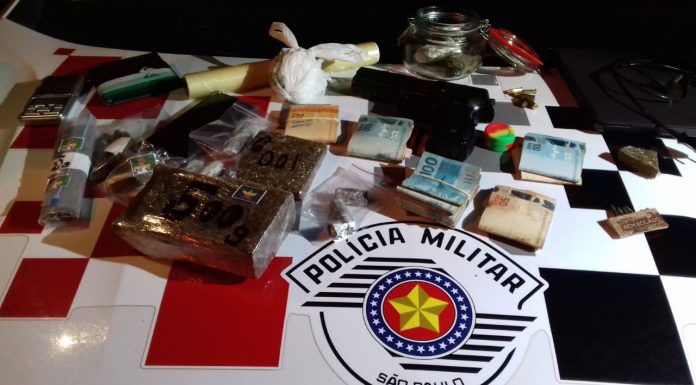 Manduri: Flagrante de tráfico de drogas/associação ao tráfico