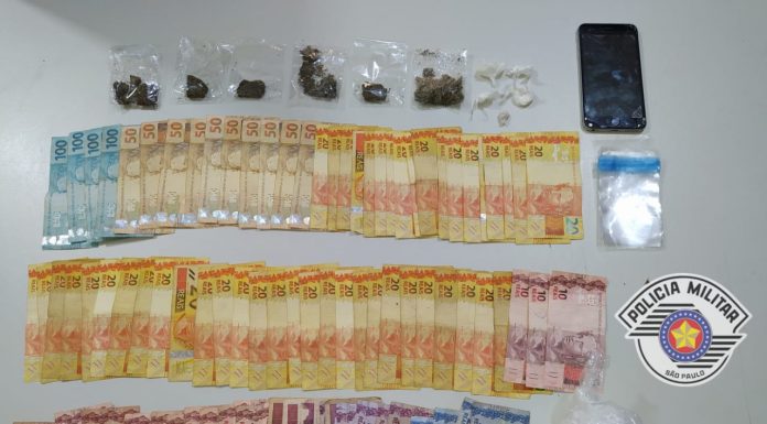 Avaré: Flagrante de tráfico de drogas
