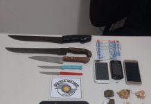 Piraju: Flagrante de tráfico de drogas