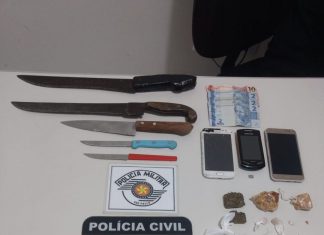 Piraju: Flagrante de tráfico de drogas