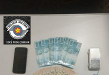 Cerqueira César: Flagrante de tráfico de drogas