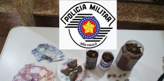 Avaré: Flagrante de tráfico de drogas