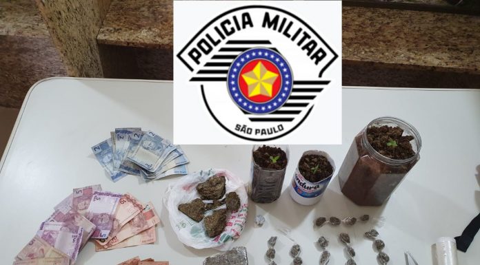 Avaré: Flagrante de tráfico de drogas