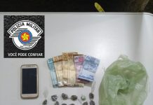 Cerqueira César: POLÍCIA MILITAR PRENDE HOMEM PELO CRIME DE TRÁFICO DE DROGAS