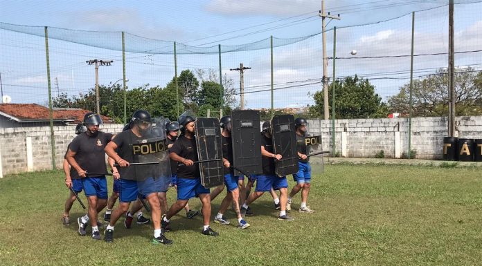 POLÍCIA MILITAR REALIZA TREINAMENTO COM PELOTÃO DE FORÇA TÁTICA