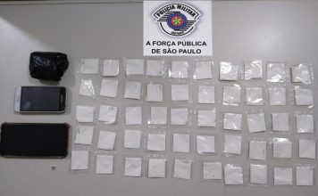 ÁGUAS DE SANTA BÁRBARA: POLÍCIA MILITAR PRENDE DOIS INDIVÍDUOS PELO CRIME DE TRÁFICO DE DROGAS