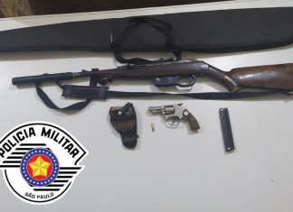 Avaré: Polícia encontra espingarda dentro de carro do Conselho Tutelar