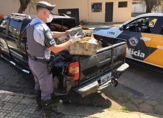 Cesário Lange: Polícia Rodoviária apreende mais de 200 quilos de maconha após caminhonete capotar em rodovia