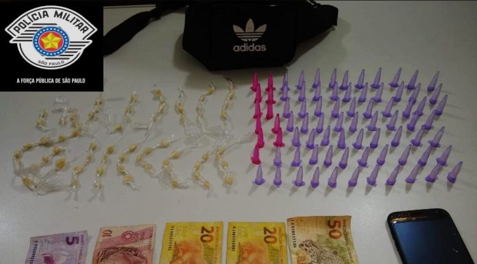 Cerqueira César: Polícia Militar prende traficante de drogas