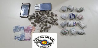 AVARÉ: POLÍCIA MILITAR PRENDE INDIVÍDUOS PELO CRIME DE TRÁFICO DE DROGAS