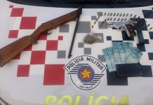 Arandu: Polícia Militar prende criminosos e apreende armas, drogas e munições