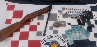Arandu: Polícia Militar prende criminosos e apreende armas, drogas e munições