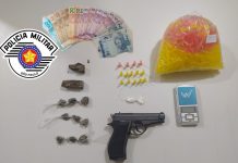 Avaré: Polícia Militar prende traficante, apreende drogas e desvenda crime de roubo