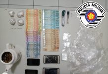 Piraju:POLÍCIA MILITAR PRENDE INDIVÍDUO PELO CRIME DE TRÁFICO DE DROGAS