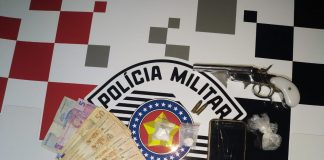 BARÃO DE ANTONINA:POLÍCIA MILITAR PRENDE HOMEM PELO CRIME DE TRÁFICO DE DROGAS/PORTE ILEGAL DE ARMA DE FOGO