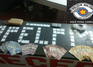 CERQUEIRA CÉSAR:POLÍCIA MILITAR PRENDE INDIVÍDUO PELO CRIME DE TRÁFICO DE DROGAS