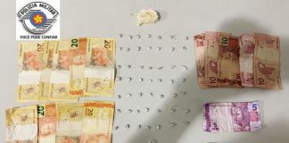 PIRAJU: POLÍCIA MILITAR PRENDE INDIVÍDUO POR TRÁFICO DE DROGAS