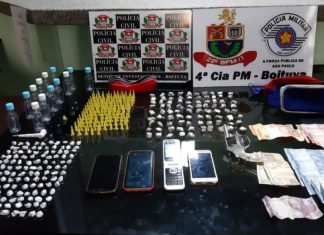 Boituva: Trio é preso com revólver calibre 22 e centenas de porções de drogas