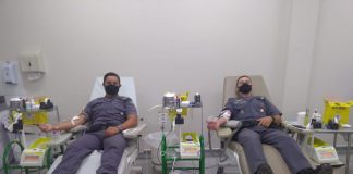 POLICIAIS MILITARES DE AVARÉ SÃO MOBILIZADOS PARA DOAÇÃO DE SANGUE