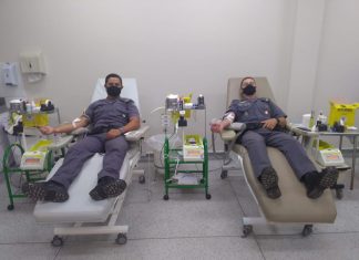 POLICIAIS MILITARES DE AVARÉ SÃO MOBILIZADOS PARA DOAÇÃO DE SANGUE