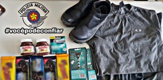 Avaré: Homem é preso após furtar tabacaria e alimentos de mercado