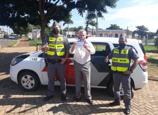 POLÍCIA MILITAR GARANTE SEGURANÇA NA CAMPANHA DE VACINAÇÃO DO COVID -19