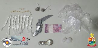 CHEGOU EM PIRAJU HAVIA 3 SEMANAS E PARTIU PRO CRIME, RESULTADO: FOI PRESO POR ROUBO E TRÁFICO DE DROGAS