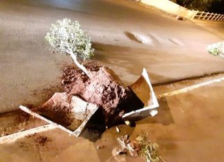 ÁGUAS DE SANTA BÁRBARA: Homem é preso suspeito de vandalismo