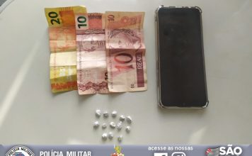 EM PIRAJU, ADOLESCENTE INFRATOR É DETIDO PELA POLICIA MILITAR.