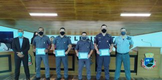 POLICIAIS MILITARES DO 53º BPM/I SÃO HOMENAGEADOS NA CÂMARA MUNICIPAL DE AVARÉ