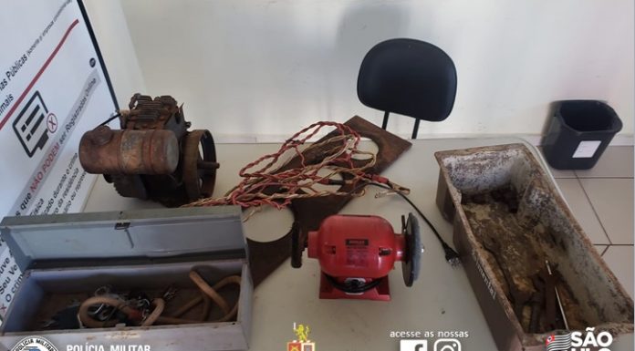 POLÍCIA MILITAR RECUPERA OBJETOS FURTADOS PELA ÁREA RURAL DE AVARÉ.