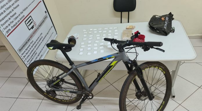Criminoso preso após furto de bicicleta em Avaré