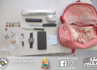 Piraju: Policia Militar registra ocorrência por furto e tráfico de intorpecentes