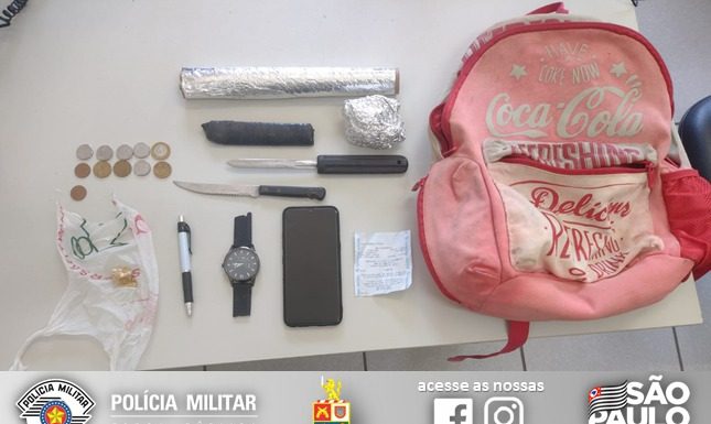 Piraju: Policia Militar registra ocorrência por furto e tráfico de intorpecentes