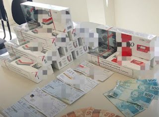 POLÍCIA MILITAR APREENDE MERCADORIA CONTRABANDEADA EM TIMBURI