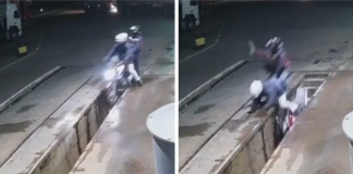 Ladrões são presos após roubarem posto e caírem em valas duas vezes no interior de SP