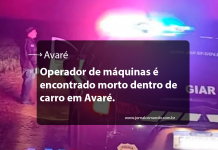 Operador de máquinas é encontrado morto dentro de carro em Avaré