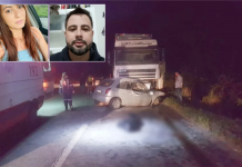 Casal morre após carro invadir pista contrária, atingir caminhão e pegar fogo no interior de SP