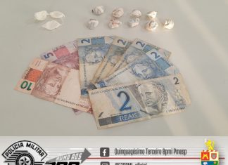 POLÍCIA MILITAR PRENDE TRAFICANTE EM SARUTAIÁ